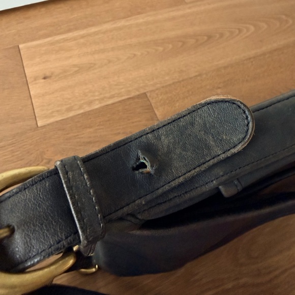 Vintage Coach Whitney Bag Navy Blue - Picture 8 of 10